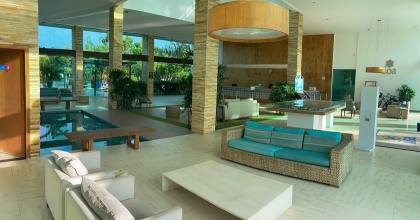 APARTAMENTO PORTEIRA FECHADA 2 SUÍTES NO ILOA RESIDENCE - BARRA DE SÃO MIGUEL