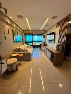 Apartamento a beira mar , vista livre e nascente