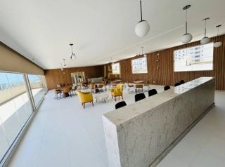 Apt 3 quartos - varanda vista mar - nascente - 02 vagas de garagem - Horizontes do Atlântico