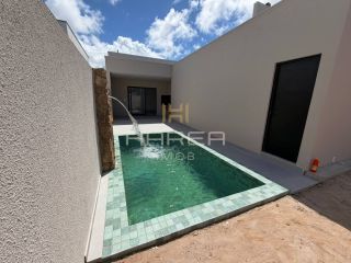 Casa Resd. Acquaville - 3 quartos 1 suíte - piscina -  condomínio fechado – Praia de Paripueira-AL