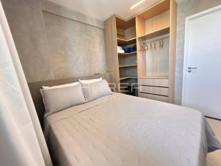 Quarto e Sala (luxo) - P. Verde -  Porteira Fechada -  50m da praia ponta verde