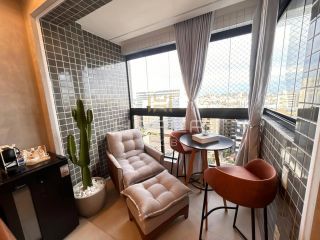 Quarto e Sala (luxo) - P. Verde -  Porteira Fechada -  50m da praia ponta verde