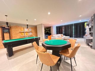 Quarto e Sala (luxo) - P. Verde -  Porteira Fechada -  50m da praia ponta verde