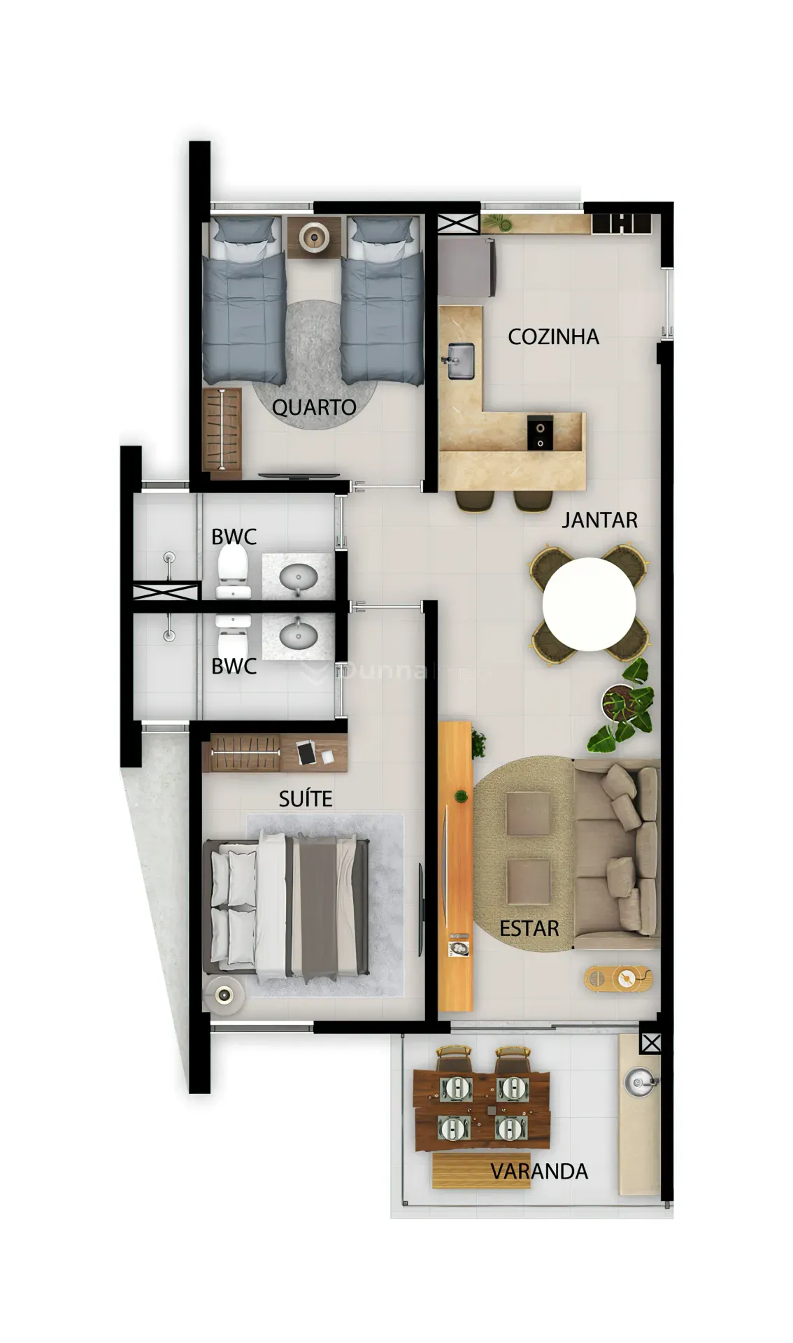 Beach Class Wave - 2 quartos
