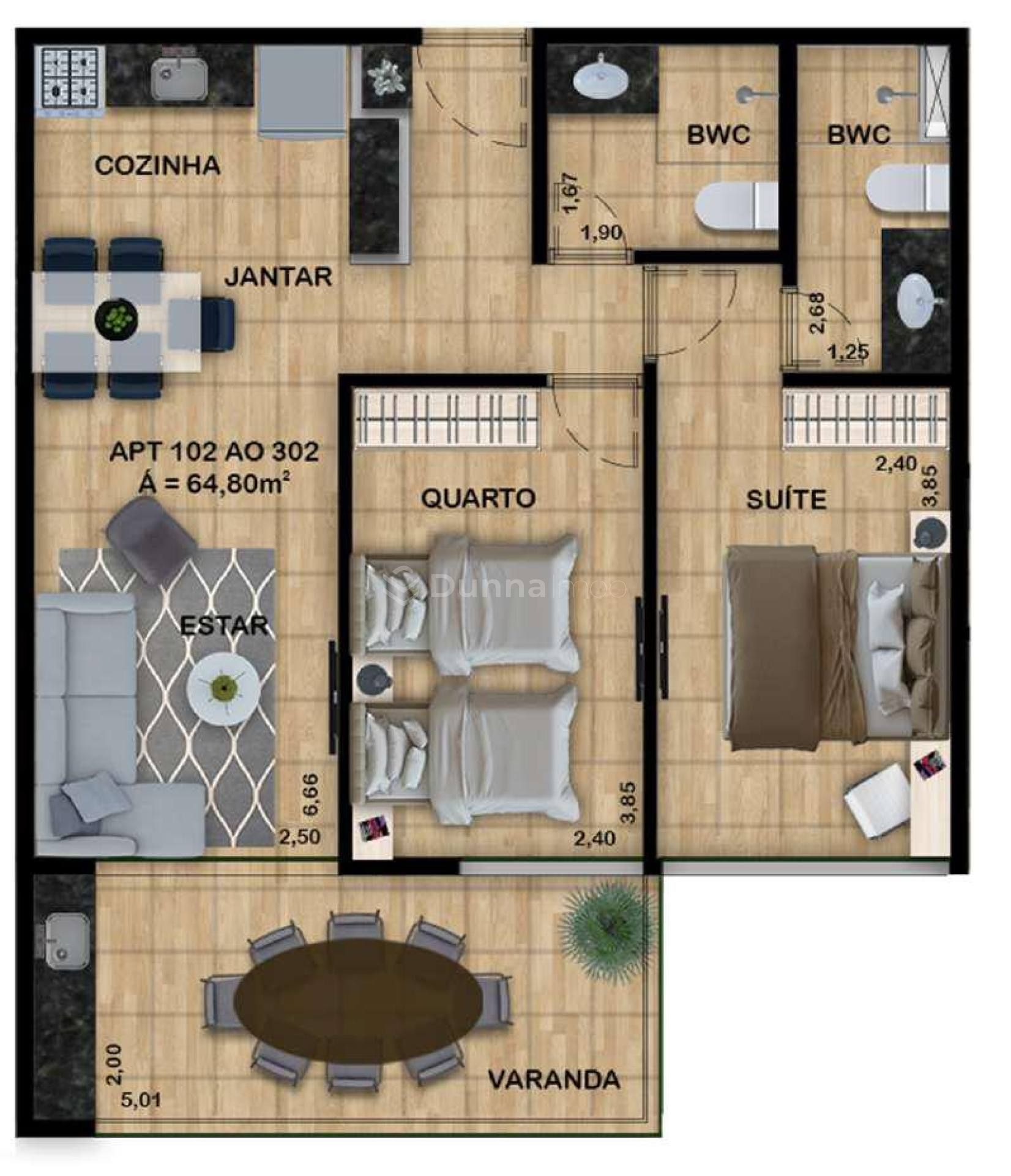 Galapagos Carneiros - 2 quartos