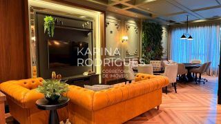 Excelente Apartamento 4 suítes e 3 vagas Vista Mar Padrão Dallo ampla área de Lazer no Rooftop