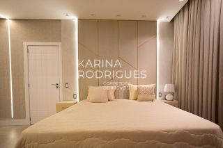 Lindo apartamento finamente mobiliado 4 suítes  e 4 vagas de garagem Quadra Mar na Meia Praia