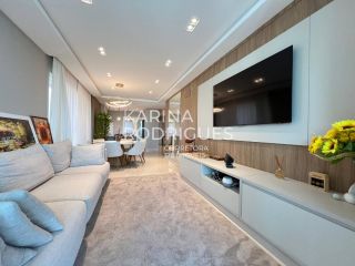 Apartamento 2 suítes + 2 dem-suítes finamente mobiliado com Vista Mar na Meia Praia