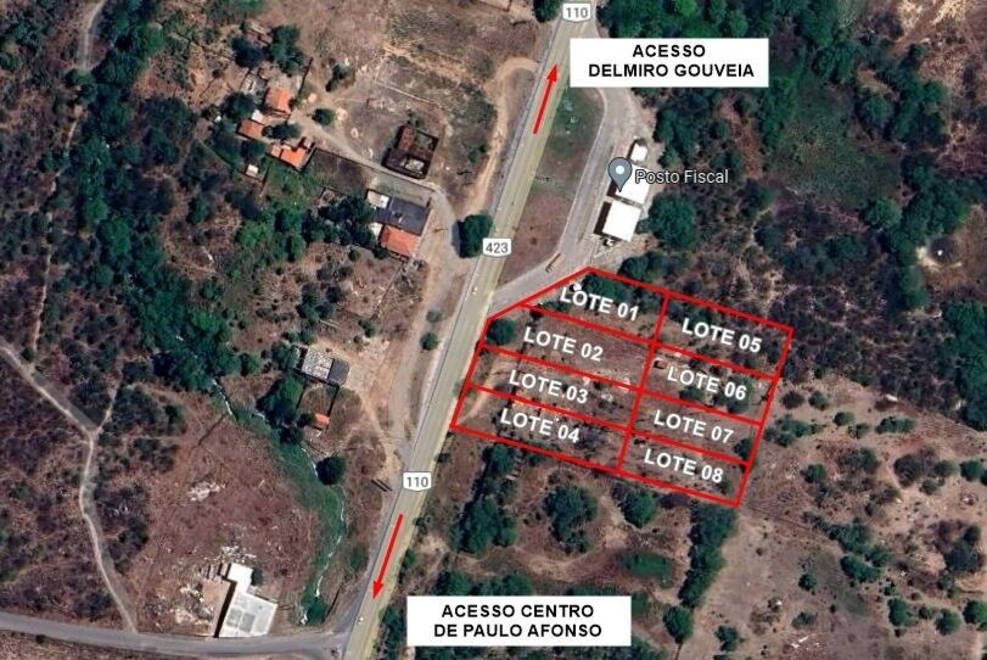 LOTES COMERCIAIS A MARGEM DA BR 110