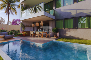 Antunes Beach Resort | Apto Terreo 2 quartos com Piscina Privativa | Pé na Areia | Praia de Antunes