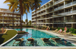 Antunes Beach Resort | Apto Terreo 2 quartos com Piscina Privativa | Pé na Areia | Praia de Antunes