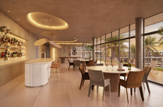 Antunes Beach Resort - Bangalôs 4 suites - Pé na Areia