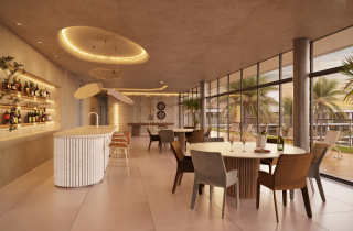 Antunes Beach Resort - Bangalôs 4 suites - Pé na Areia