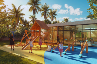 Antunes Beach Resort - Bangalôs 4 suites - Pé na Areia