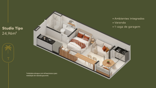 Costa dos Coqueiros | 2 Quartos Térreo | Financie at[e 90% pela Caixa