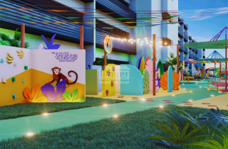 Tropi Eco Residência - Apto Térreo frente Garden