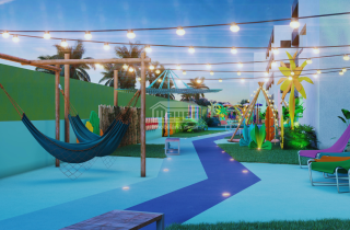 Tropi Eco Residência - Apto Térreo frente Garden