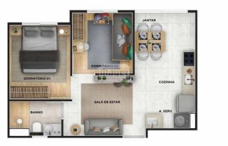 Mirante Belvedere | 2 Quartos | Imbiribeira