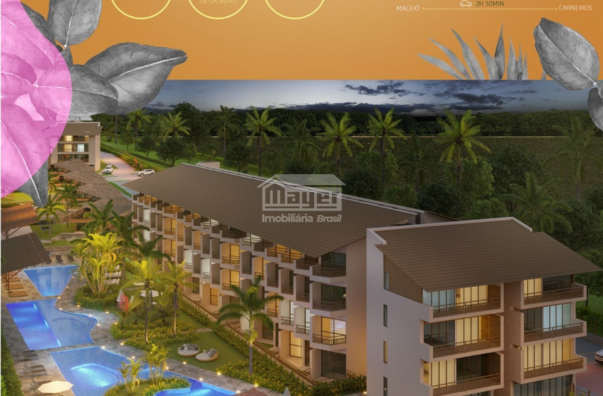 Carneiros Atlântico | Beira Mar | 1 quarto com suite