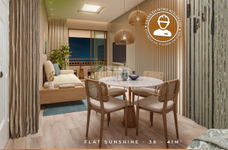 Carneiros Atlântico | Beira Mar | 1 quarto com suite