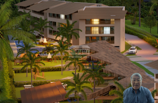 Carneiros Atlântico | Beira Mar | 2 quartos com suite | Duplex