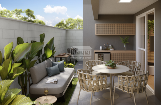 Wave Boa Viagem | Apto Térreo garden 2 quartos | 57,6 m² | Lazer completo