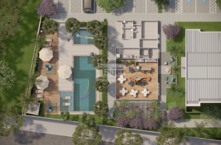 Wave Boa Viagem | Apto Térreo garden 2 quartos | 57,6 m² | Lazer completo