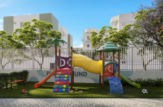 Wave Boa Viagem | Apto Térreo garden 2 quartos | 57,6 m² | Lazer completo