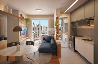 Wave Boa Viagem | Apto Térreo garden 2 quartos | 57,6 m² | Lazer completo