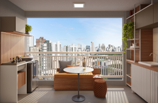 Wave Boa Viagem | Apto Térreo garden 2 quartos | 57,6 m² | Lazer completo