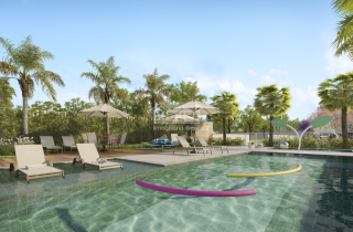 Wave Boa Viagem | Apto Térreo garden 2 quartos | 57,6 m² | Lazer completo