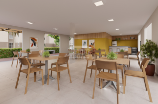 Conquista Paulista Residence | 2 quartos Terreo Garden | Lazer Completo