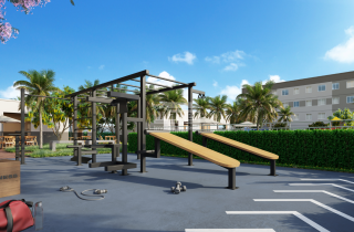 Viva Vida São Lourenço | Apartamento Terreo Garden | 48.62m | Lazer Completo