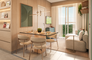 Viva Vida Primavera | Apartamento Terreo Garden 2 quartos | 48.62m² | Lazer completo