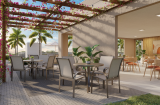 Viva Vida Primavera | Apartamento Terreo Garden 2 quartos | 48.62m² | Lazer completo