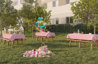 Viva Vida Primavera | Apartamento Terreo Garden 2 quartos | 48.62m² | Lazer completo