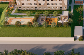 Viva Vida Primavera | Apartamento Terreo Garden 2 quartos | 48.62m² | Lazer completo
