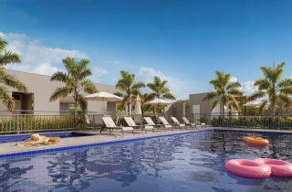 Viva Vida Primavera | Apartamento Terreo Garden 2 quartos | 48.62m² | Lazer completo