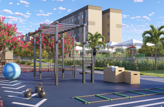 Conquista Jaboatão | Apartamento Térreo Garden | 48.62m² | Lazer Completo