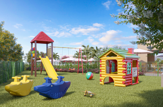 Conquista Jaboatão | Apartamento Térreo Garden | 48.62m² | Lazer Completo