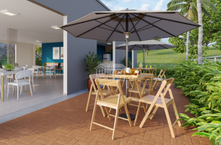 Viva Vida Jardim Botânico | Apartamento Térreo Garden | 48,62m² | Lazer Completo