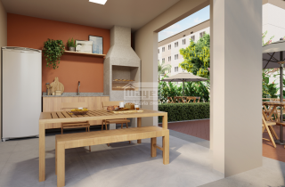 Viva Vida Jardim Botânico | Apartamento Térreo Garden | 48,62m² | Lazer Completo