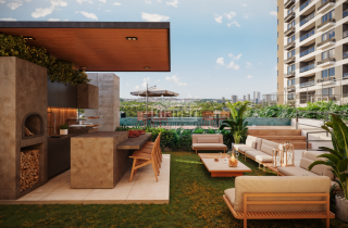 Vale Caxangá Golf Club Residencial | Apto Tipo 2 quartos 47,96m² sendo 1 Suíte | Lazer Completo |