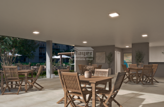 Aurora dos Pássaros | Centro de Paulista - Vila Aurora |Apartamento Térreo Garden com 56m²