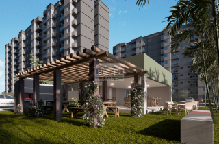 Aurora dos Pássaros | Centro de Paulista - Vila Aurora |Apartamento Térreo Garden com 56m²