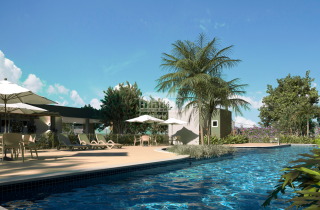 Aurora dos Pássaros | Centro de Paulista - Vila Aurora |Apartamento Térreo Garden com 56m²