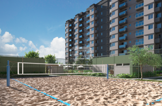 Aurora dos Pássaros | Centro de Paulista - Vila Aurora |Apartamento Térreo Garden com 56m²