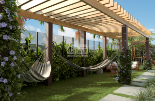 Patio Solare | Apto 2 quartos Térreo garden | 53m | Lazer completo