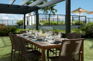 Patio Solare | Apto 2 quartos Tipo garden | 48m² | Lazer completo