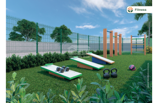 Residence Club Jardim das Oliveiras | Apartamentos Terreo 3 quartos, sendo 01 suíte | 56m² | Em 2 Carneiros